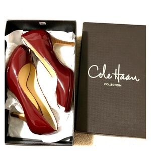 NEW Cole Haan Carma Peep Toe Pumps